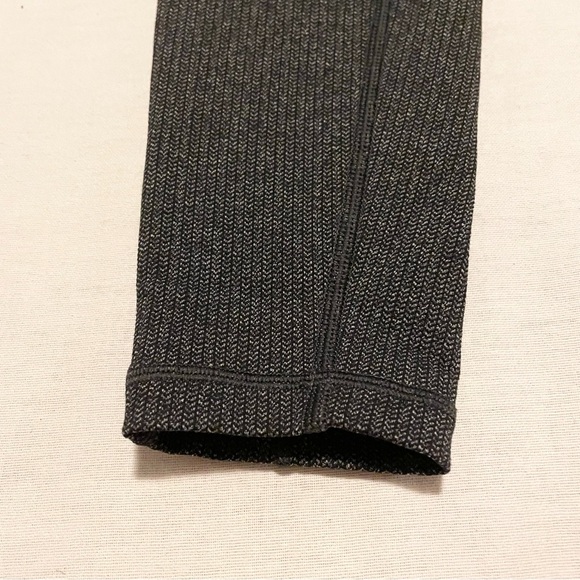 Lululemon Speed Up Tight Power Luxtreme Knit Black Heathered Black Size 4 - Picture 8 of 16